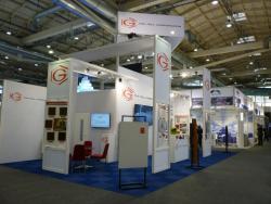 Image of Gill Corporation exhibit at the Aircraft Interiors Expo in Hamburg, Germany
